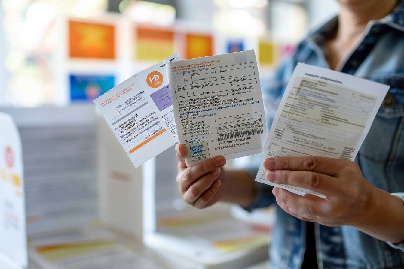 Les pièces nécessaires pour voter